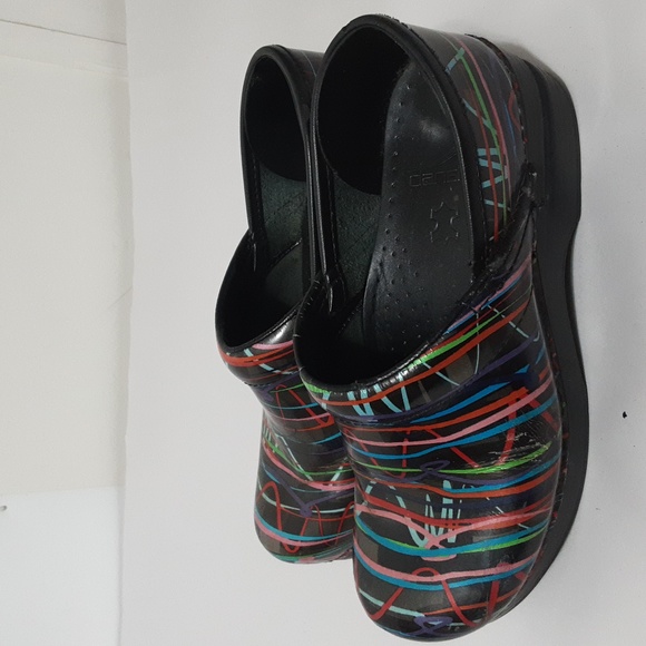 Dansko Paint Drizzle Womens 36 (6) Clog - Picture 2 of 9